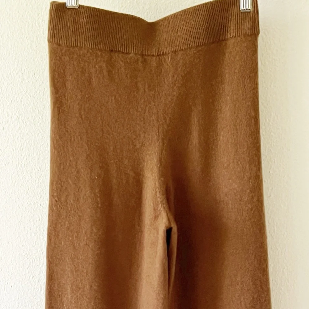 H&M Premium Selection XS Wide-leg High Waist Loose Fit Cashmere Pants Size 0 - Picture 4 of 10